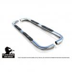 Black Horse 3-Inch Stainless Steel Truck Nerf Bars